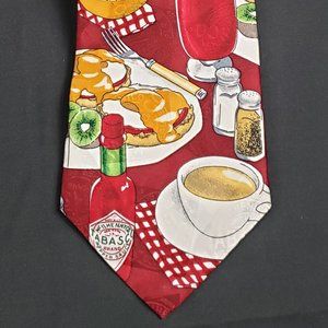 TABASCO Breakfast or Brunch with Tabasco Brand Pepper Sauce Tie